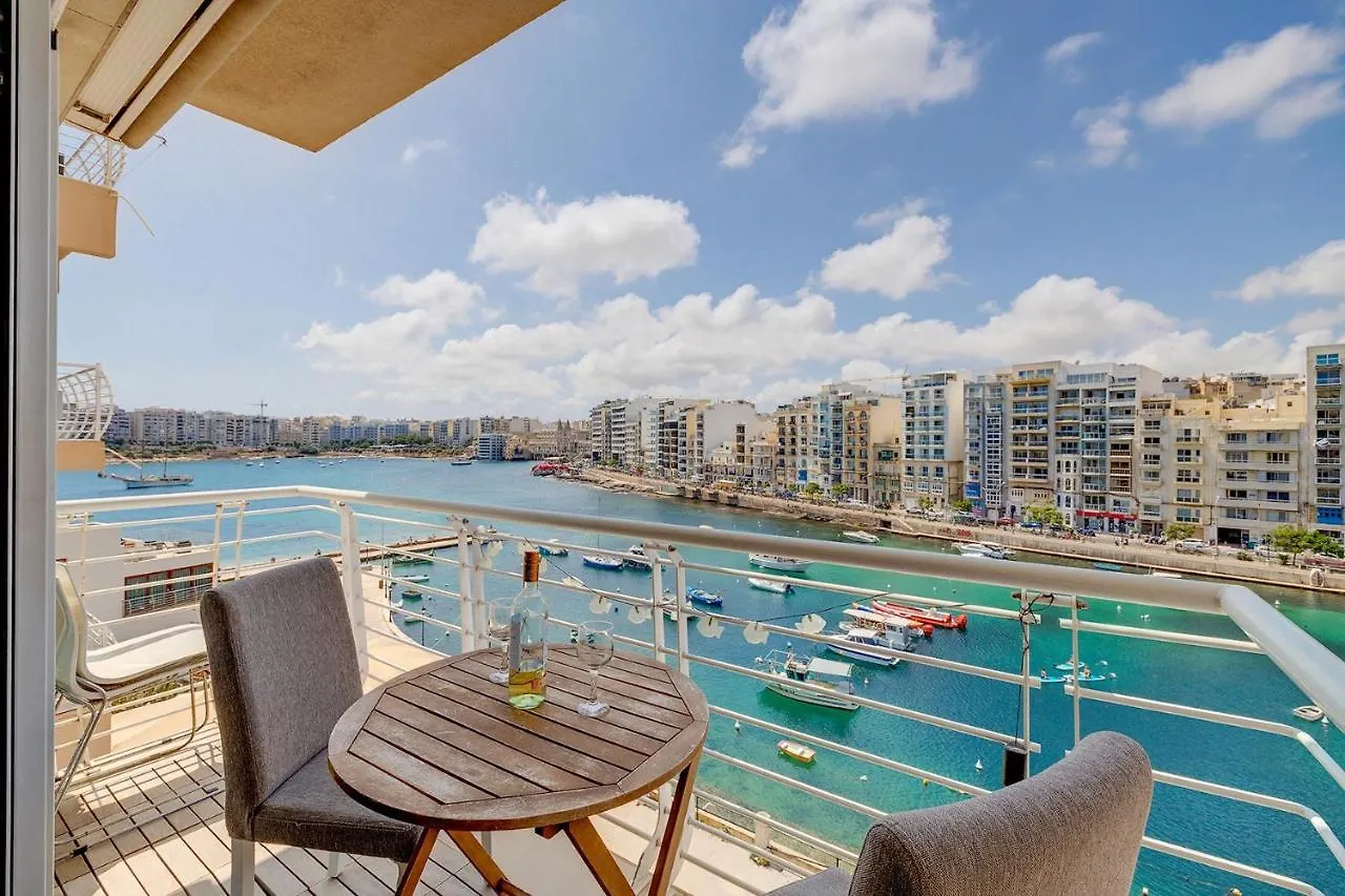 Apartment Exquisite Seafront Apart In Spinola Bay St Julians San Ġiljan Malta